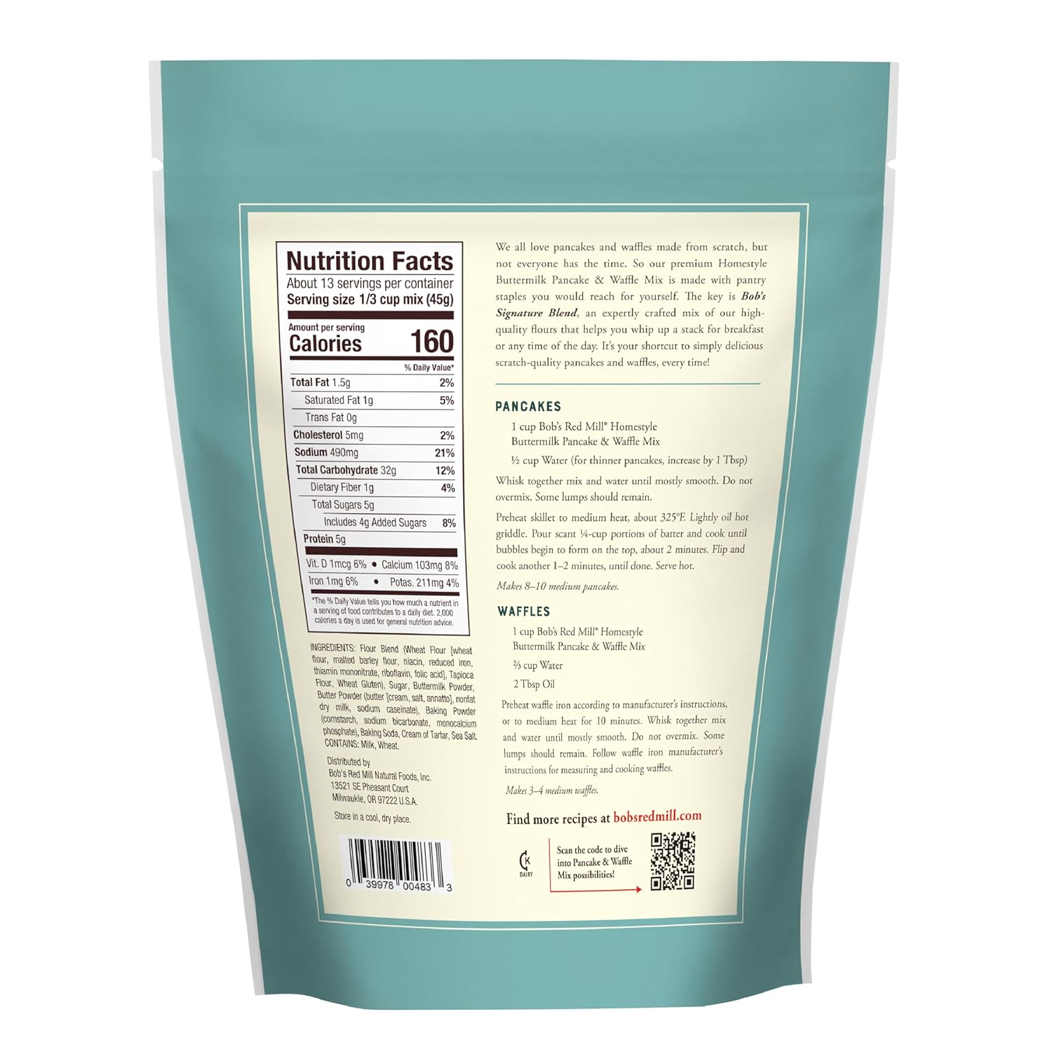 bobs-red-mill-buttermilk-pancake-mix---20oz-pack-of-4---easy-to-make-yields-32-40-pancakes-per-bag-6