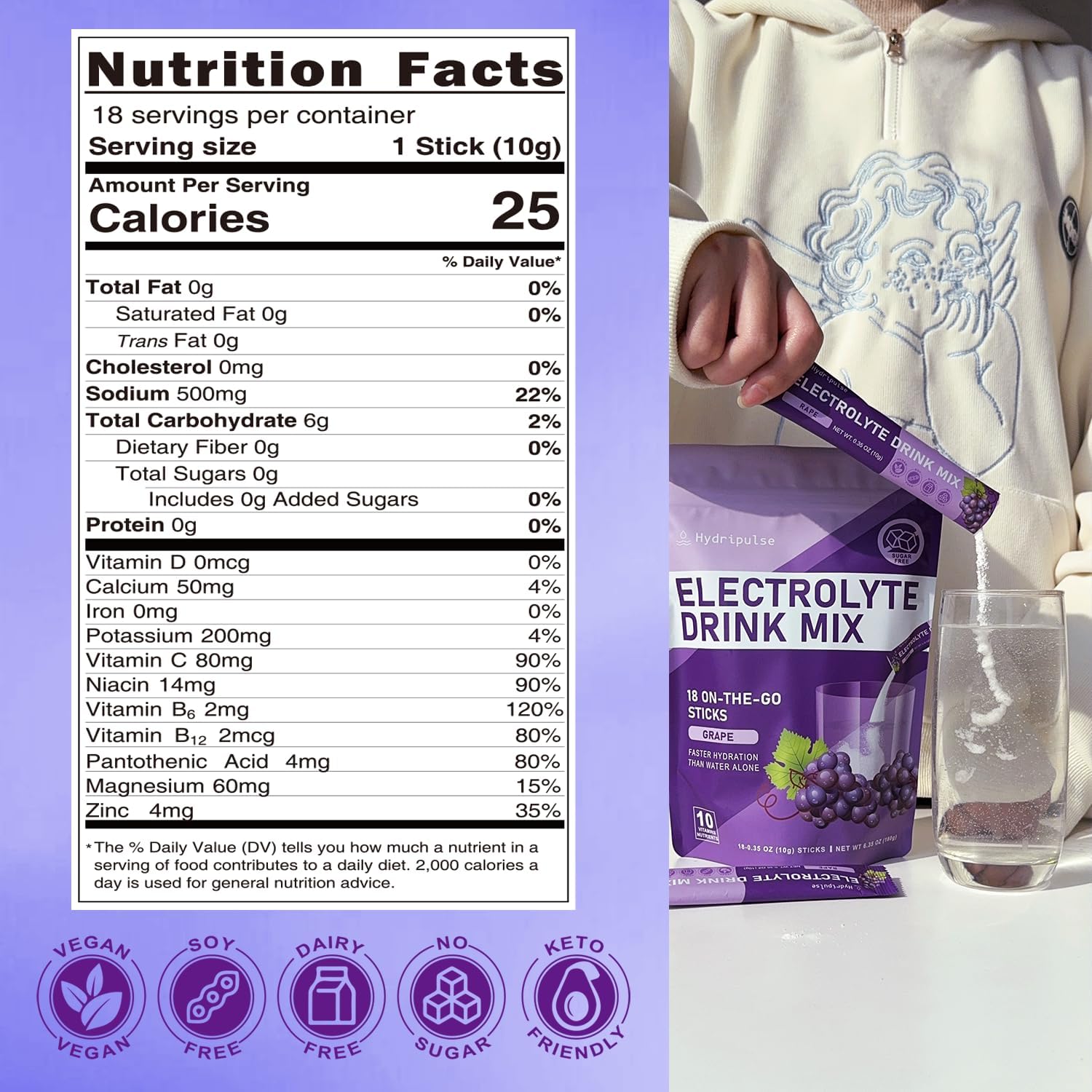 sugar-free-grape-hydripulse-electrolyte-powder-packets---10-electrolytes-vitamins-drink-mix-keto-vegan-friendly---non-gmo-18-packets-5