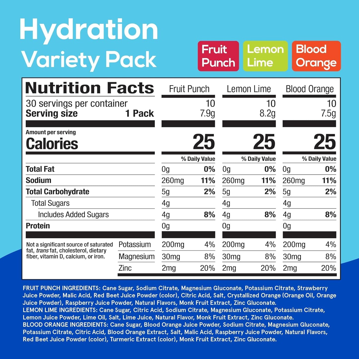 hydrant-hydrate-variety-pack---30-stick-packs-electrolyte-powder-for-rapid-hydration---drink-mix-packets-to-rehydrate-faster-than-water-3