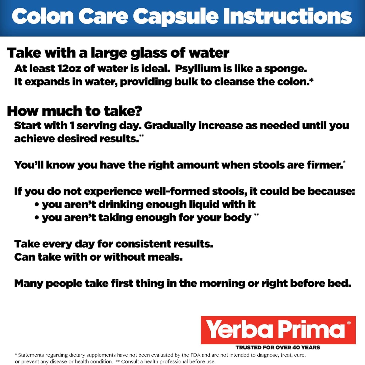 yerba-prima-colon-care-capsules---400-caps-with-five-fiber-forms-fos-prebiotics---dietary-supplement-for-digestive-health-regularity-2