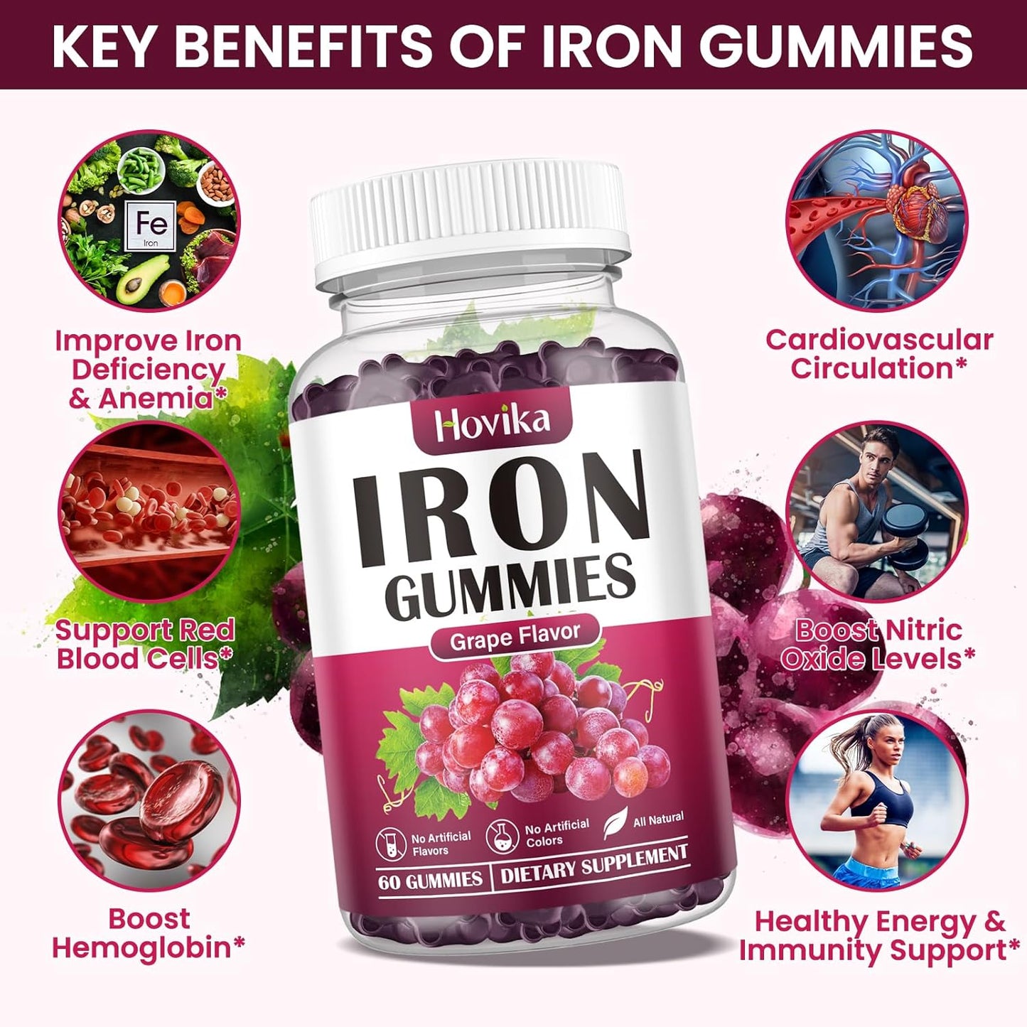 iron-gummies-supplement-with-vitamin-c-b12-folate---blood-builder-energy-support-vegan---grape-flavor---60-gummies-for-anemia-in-women-men-3