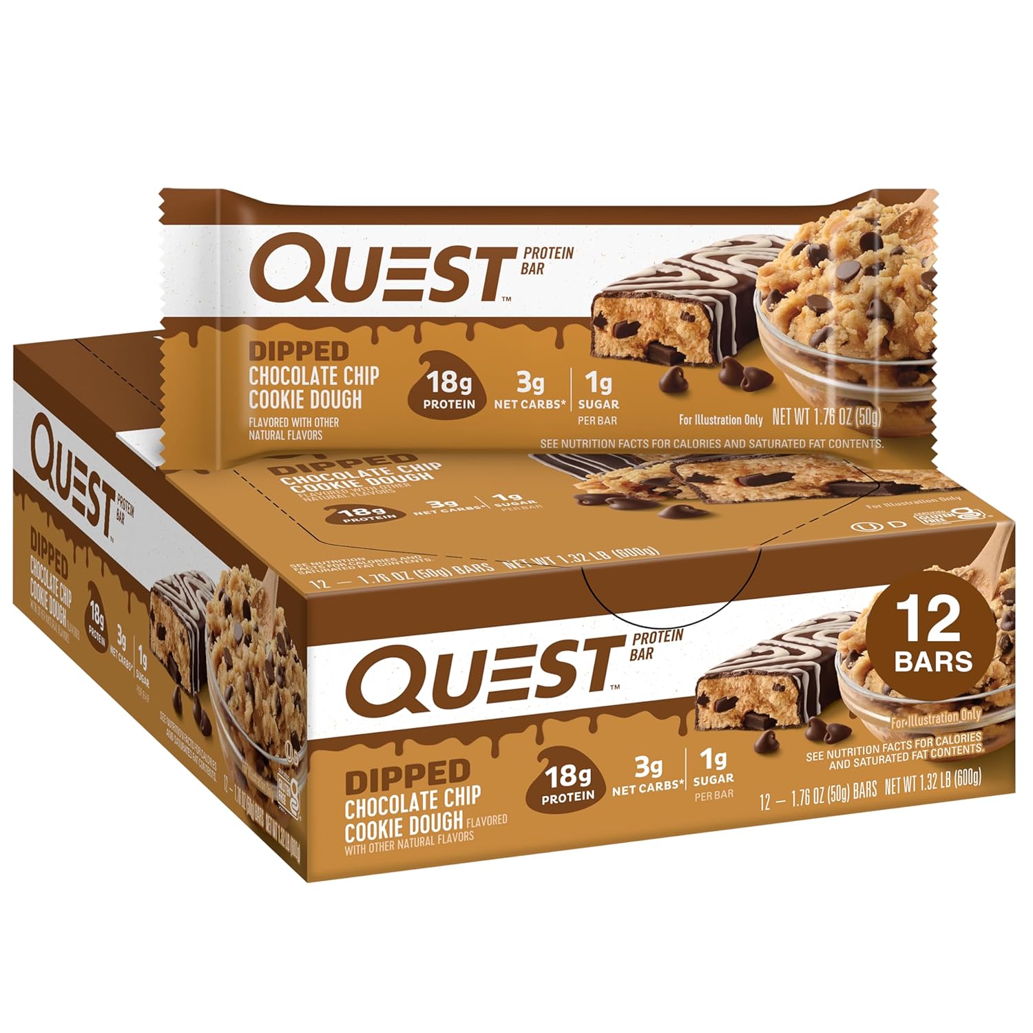 quest-nutrition-chocolate-chip-cookie-dough-protein-bars---12-count-18g-protein-low-carb-gluten-free---176-oz-bars-1