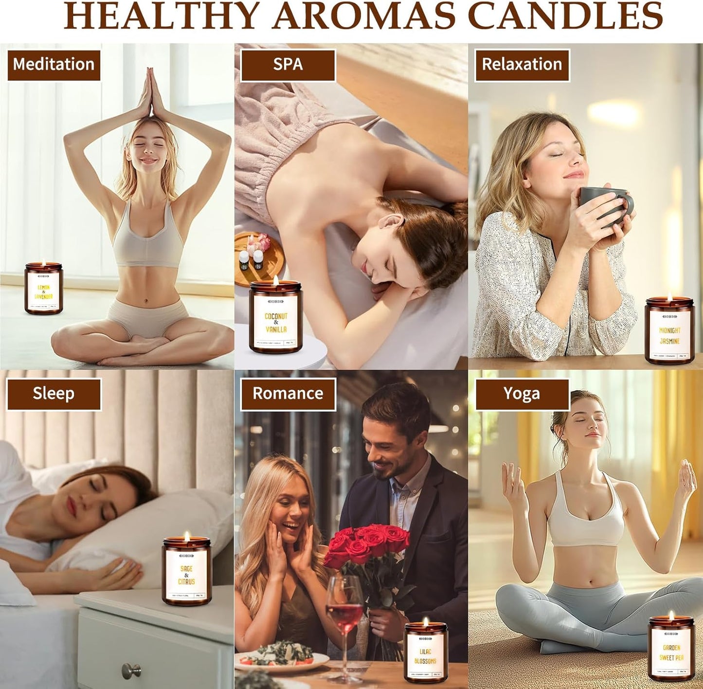 6-pack-yinuo-scented-candle-gift-set-for-women---42oz-330-hour-burn-time---natural-soy-wax-amber-jar-candles-for-birthday-valentine-anniversary-christmas---aromatherapy-home-fragrance-5