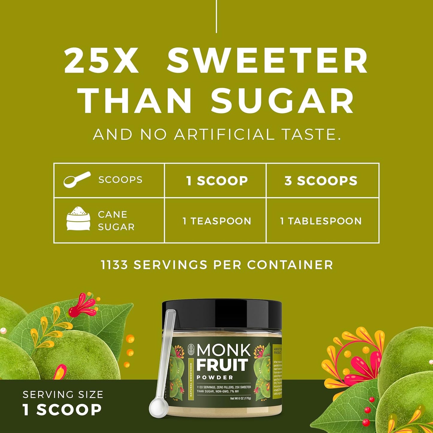 gaudum-monk-fruit-extract-powder---25x-sweeter-than-sugar-zero-calories-non-gmo-no-fillers---pure-monk-fruit-sweetener-powder-6-oz-2