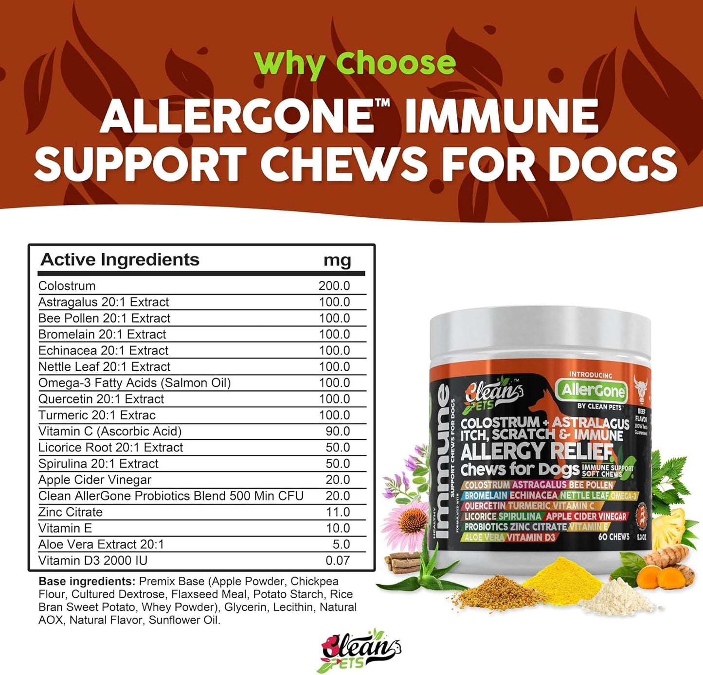 allergy-relief-chews-for-dogs-itchy-skin-relief-with-colostrum-astralagus-omega-3-and-more-boost-immune-system---1pack-5