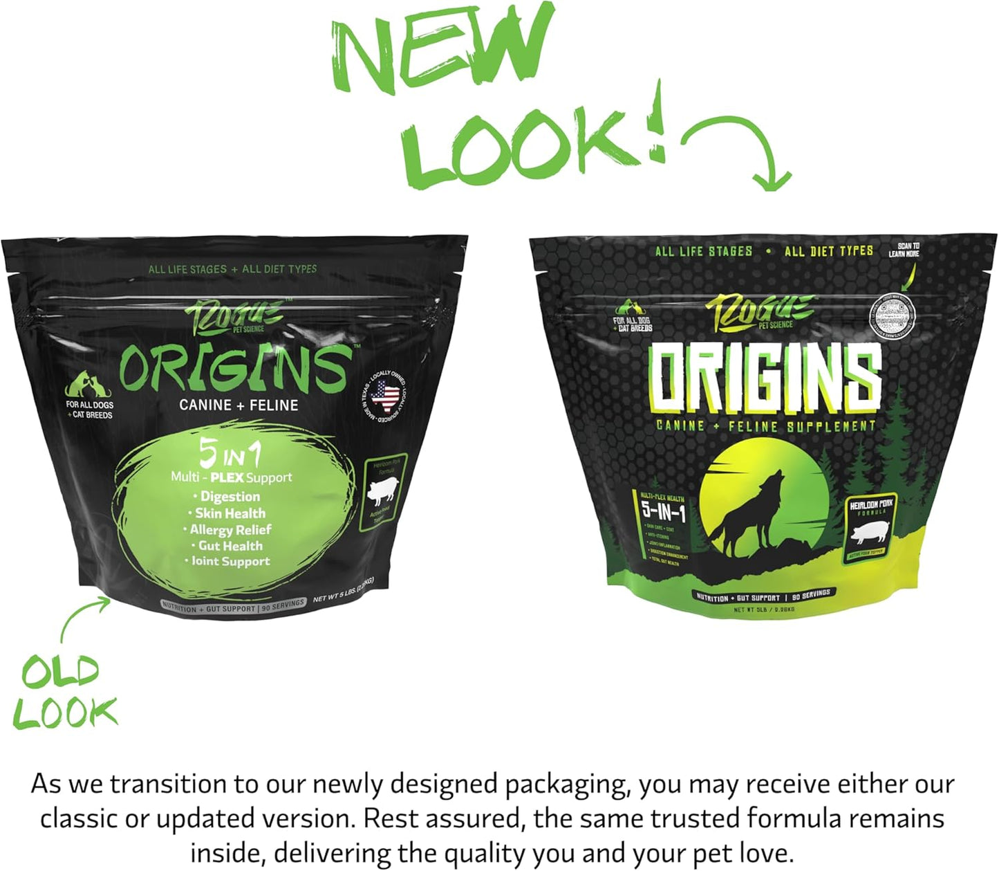 natural-heirloom-pork-protein-dog-supplement-for-healthy-digestion-skin-coat-and-joints---rogue-pet-science-origins-5-in-1-powdered-food-topper-5-lbs-2