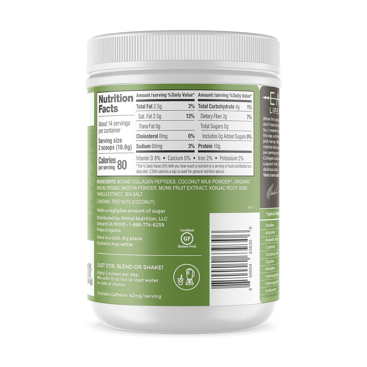 primal-kitchen-matcha-collagen-keto-latte-powder---sugar-free-peptides---933-oz-2