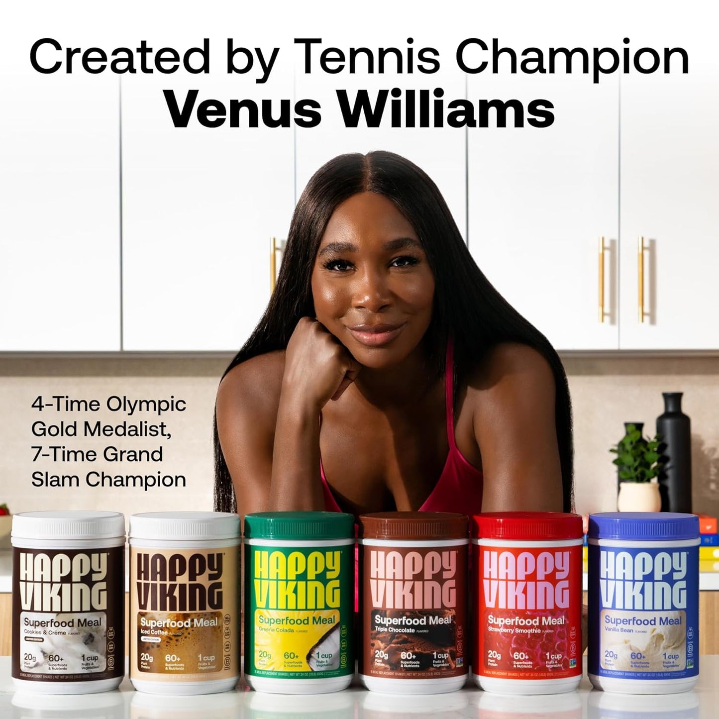 venus-williams-happy-viking-iced-coffee-protein-powder---20g-protein-keto-vegan-gluten-free-non-gmo---complete-meal-replacement-24-oz-2