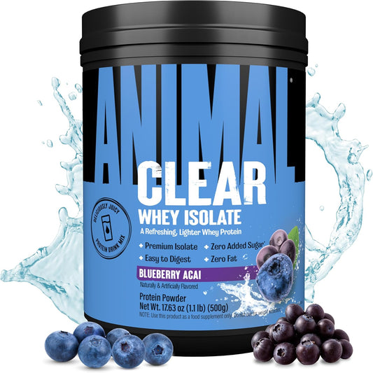 blueberry-acai-clear-whey-isolate-protein-powder---5g-bcaa-easy-to-digest-mix-refreshing-drink-for-men-and-women-500g-20-servings-1