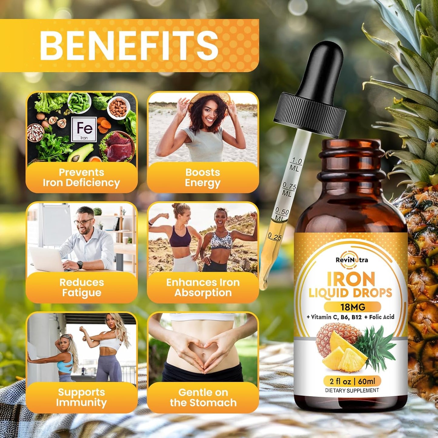 liquid-iron-supplement-with-folate-vitamin-c-b6-b12-for-anemia-energy-support-pineapple-flavor---2-fl-oz---women-men-kids-3