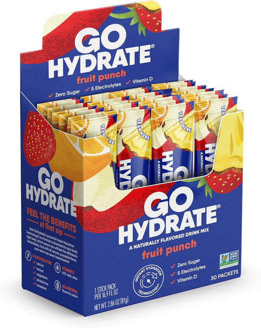 natural-hydration-support-with-gohydrate-instant-electrolyte-powder-packets---sugar-free-drink-mix-with-vitamin-d-low-sodium-electrolytes-fruit-punch-flavor---30-packets-1
