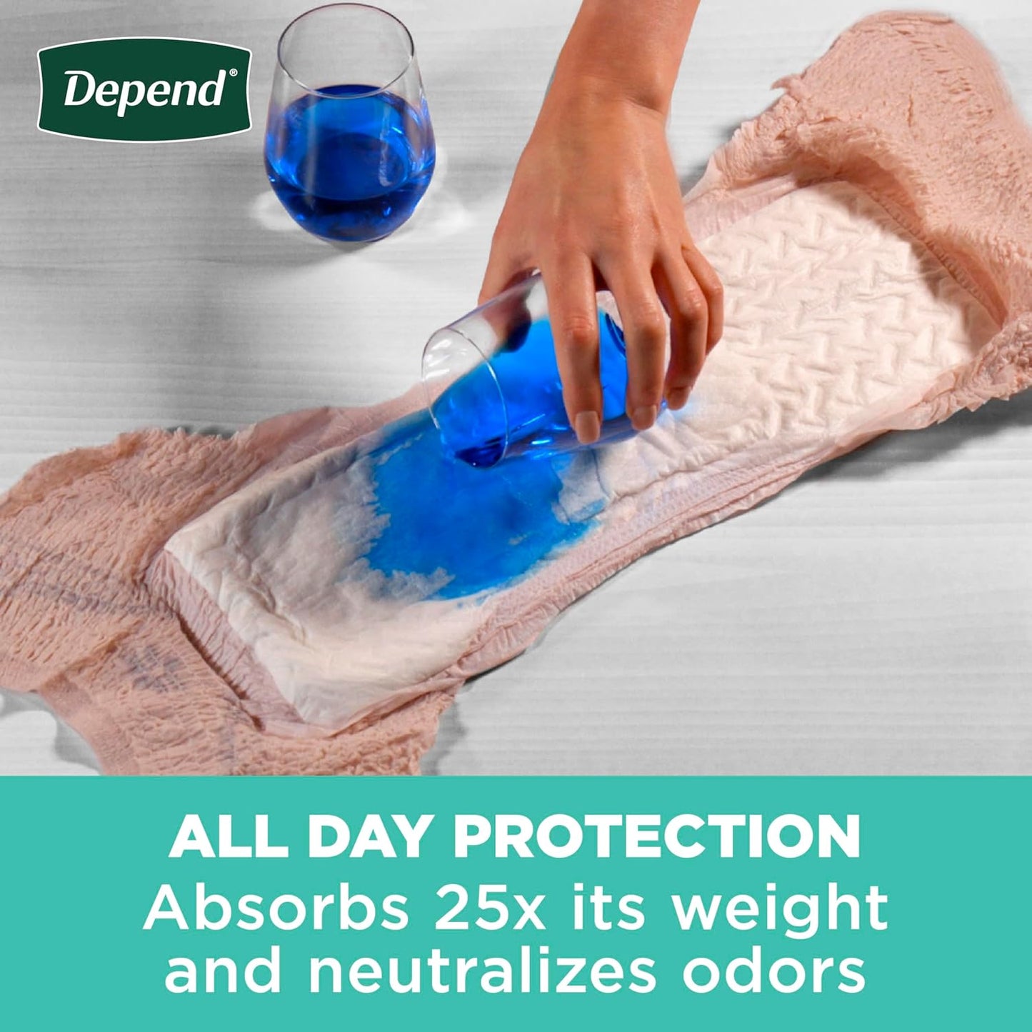 Depend Fresh Protection Women's Disposable Underwear, XL, 15 Count, Blush - for Incontinence & Postpartum, Maximum Protection - Espot.com.au