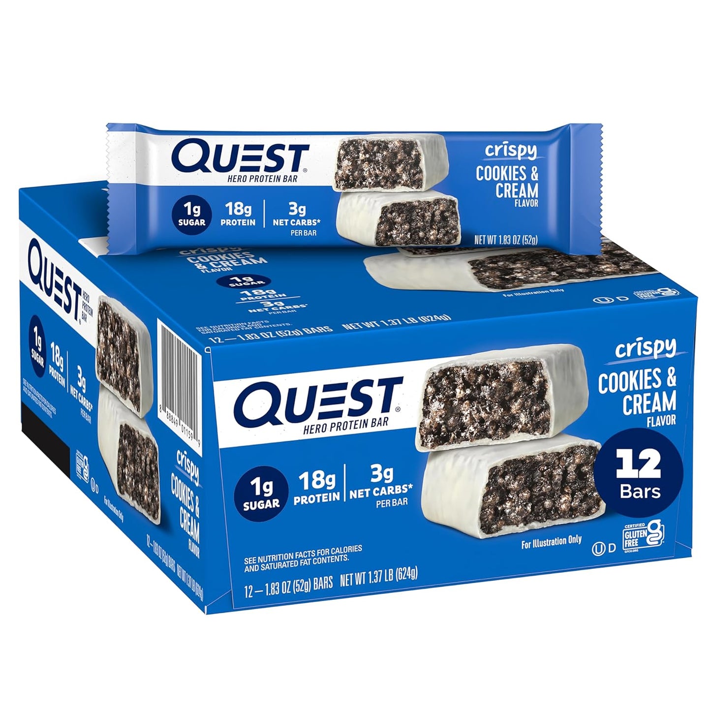 quest-nutrition-cookies-cream-hero-protein-bar---12-bars-18g-protein-1g-sugar-3g-net-carbs-gluten-free-keto-friendly-snack-1