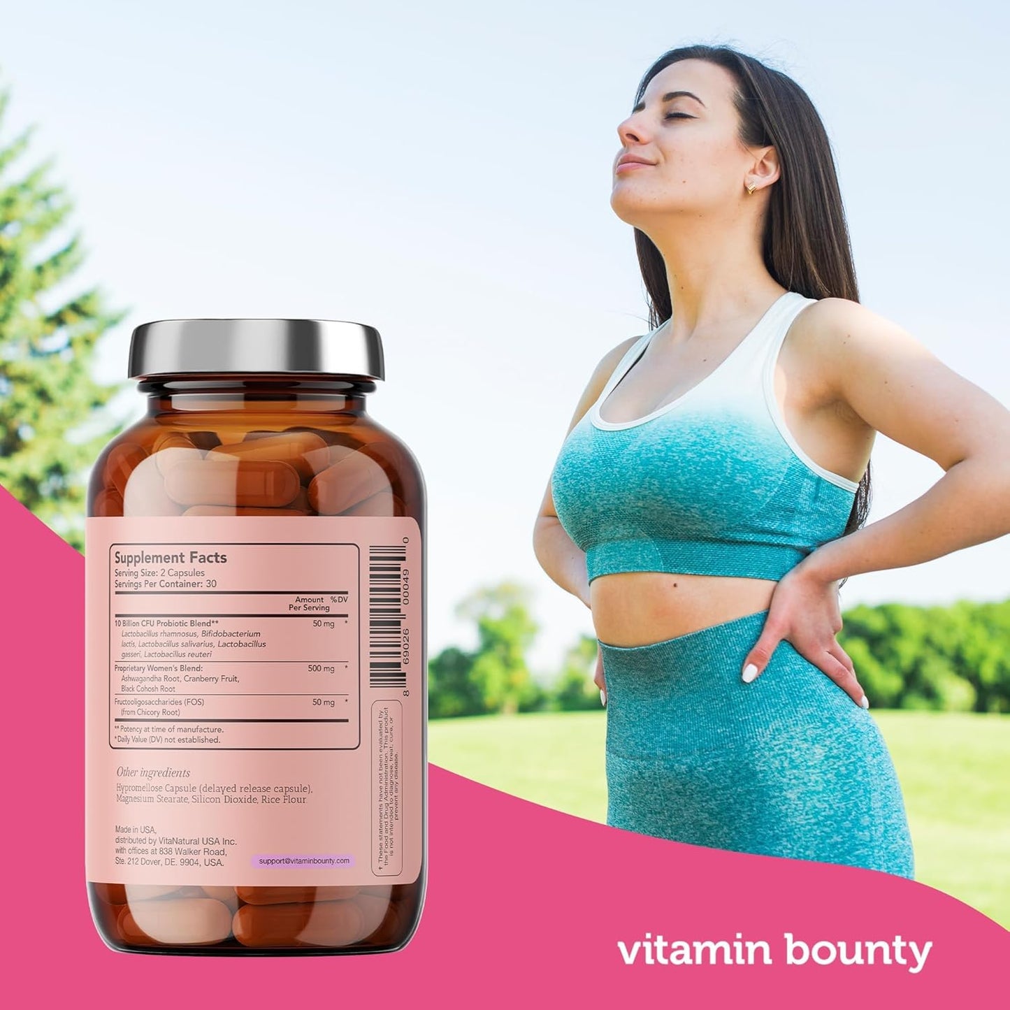 womens-probiotic-with-cranberry---supports-vaginal-digestive-health-ph-balance---10-billion-cfus-5-strains---2-pack-of-60-capsules-8