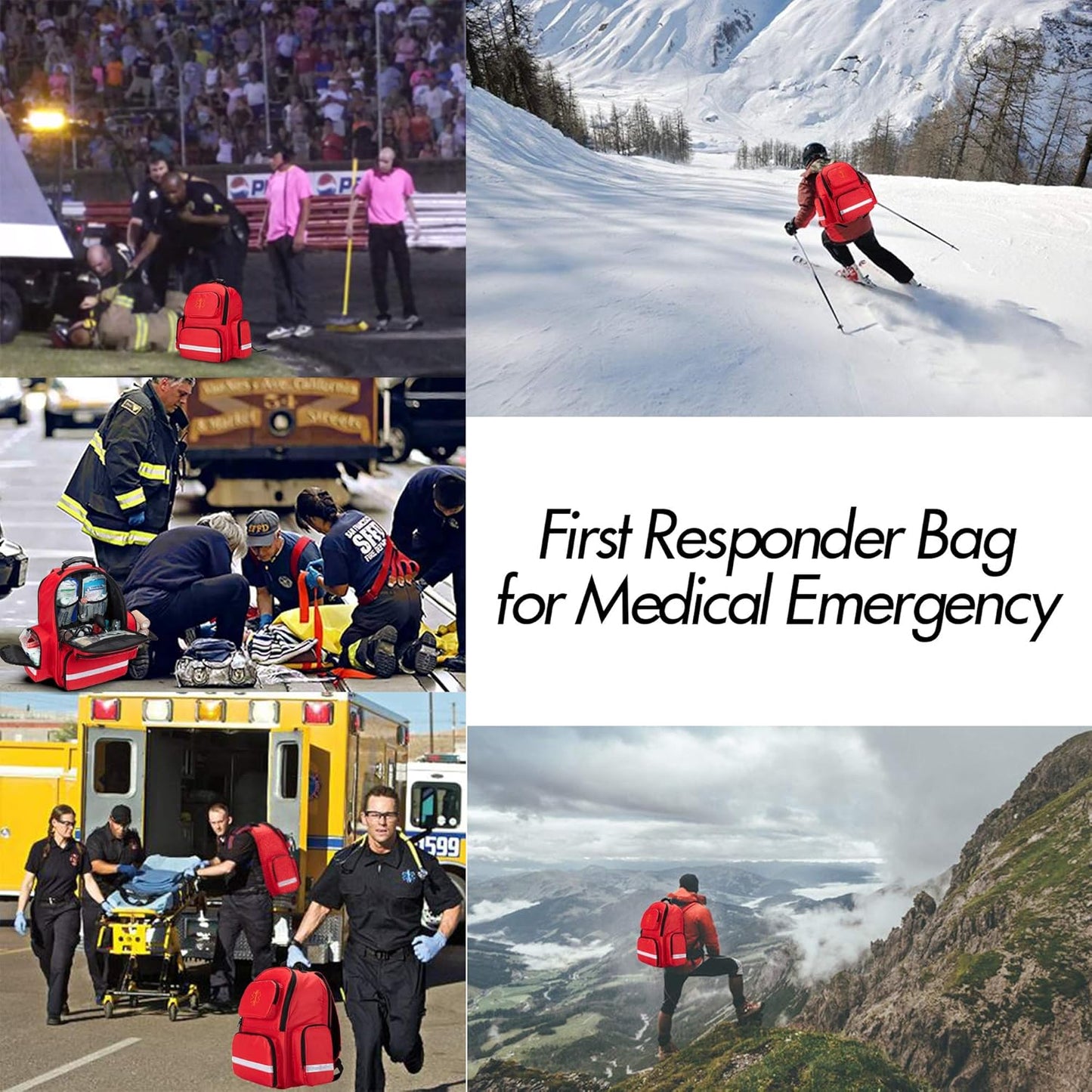 trunab-first-responder-bag-trauma-backpack---red-empty-emergency-kit-storage-pack-for-emt-ems-police-firefighters-safety-officers---patented-design-6