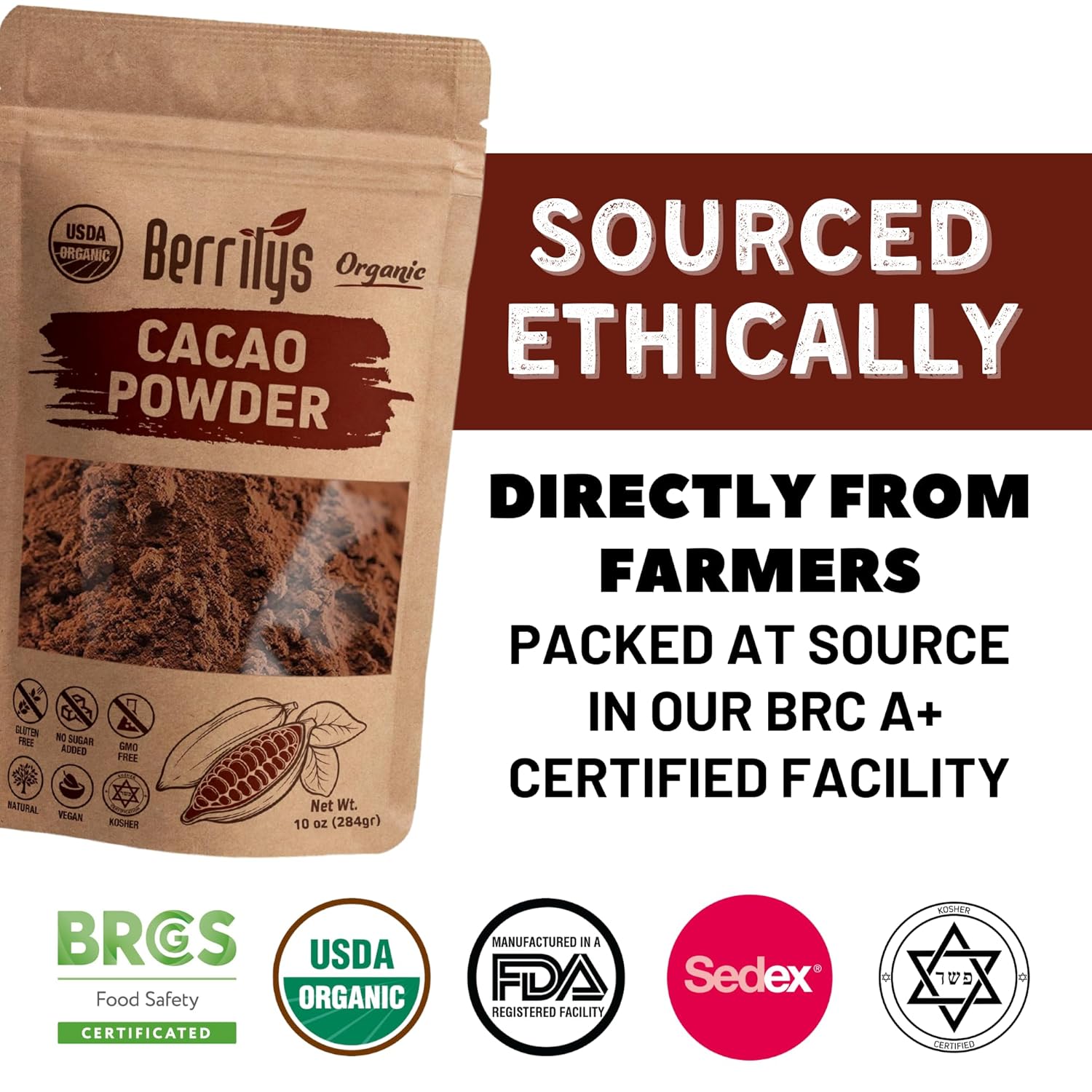 organic-non-alkalized-cacao-powder-10-oz---great-for-cooking-and-recipes---superfood-cocoa-from-berrilys-3