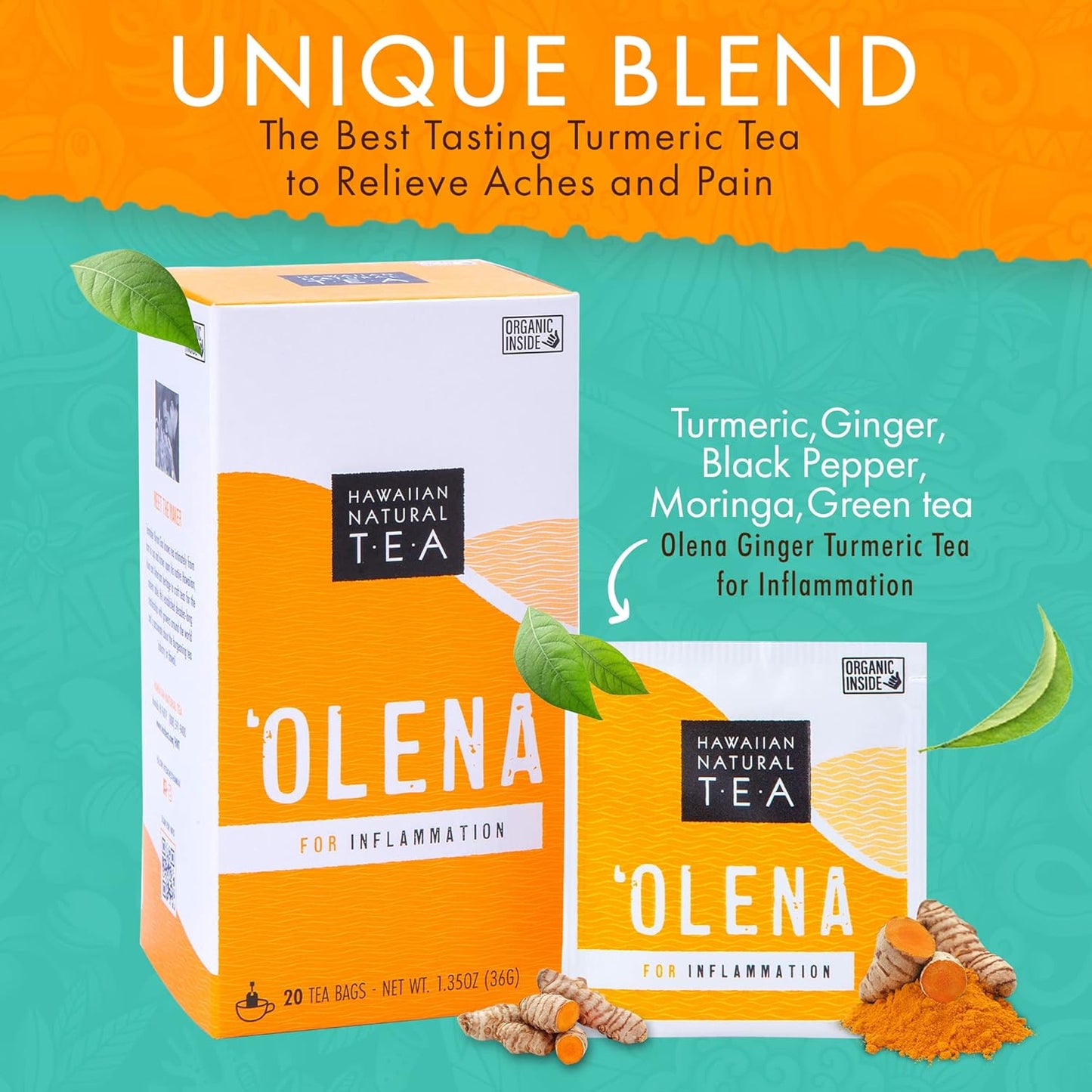 antioxidant-rich-olena-turmeric-tea-with-ginger-black-pepper---herbal-green-tea-blend-vegan-keto-friendly-20-tea-bags-by-hawaiian-natural-tea-3