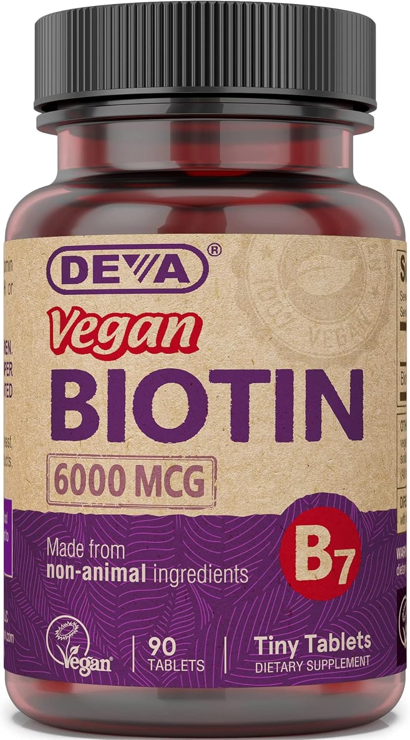 vegan-biotin-supplement-6000-mcg---tiny-tablets-easy-to-swallow-vitamin-b7-90-count-bottle-1