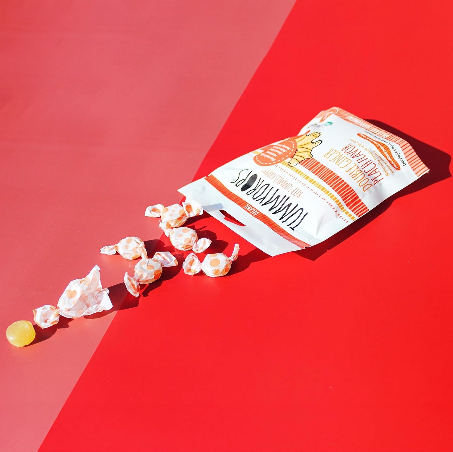 Organic Ginger Tummydrops Bundle - Natural & Vegan Butterscotch Ginger, Gluten-Free, USDA Organic, Vegan - 2 Bags - Espot.com.au