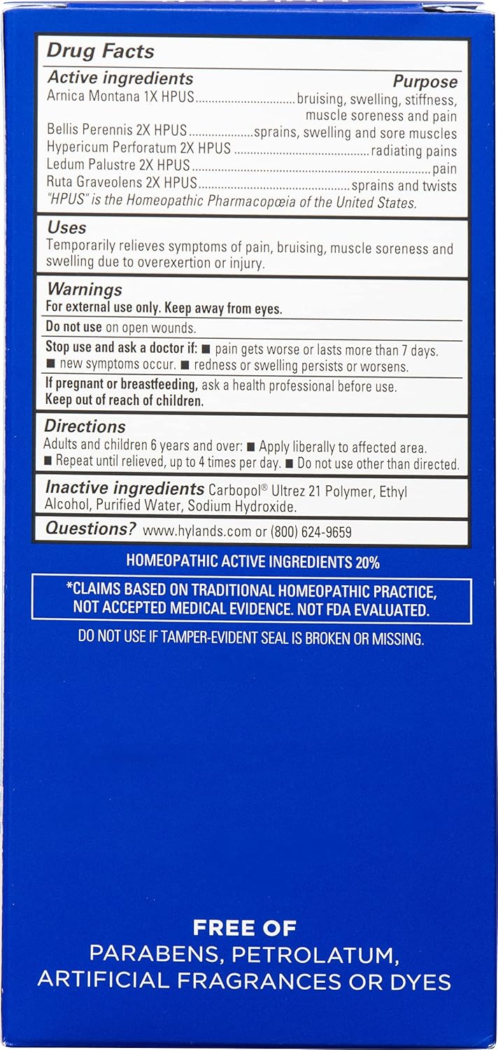 hylands-muscle-therapy-with-arnica-pain-relief-gel---natural-bruise-healing-cream-for-pain-swelling-bruising-soreness-and-stiffness---25-oz-2