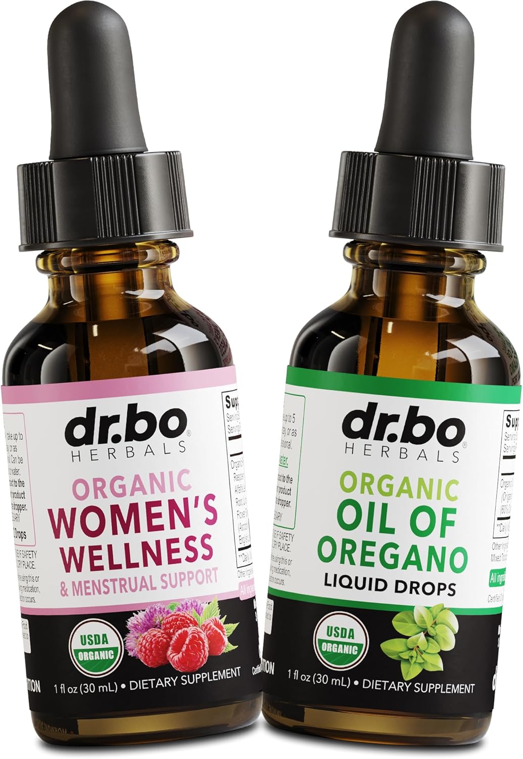 Organic Hormone Balance Liquid Drops for Women - Menstrual Cramp Relief & Hormonal Support with Oregano Oil Tincture - Espot.com.au