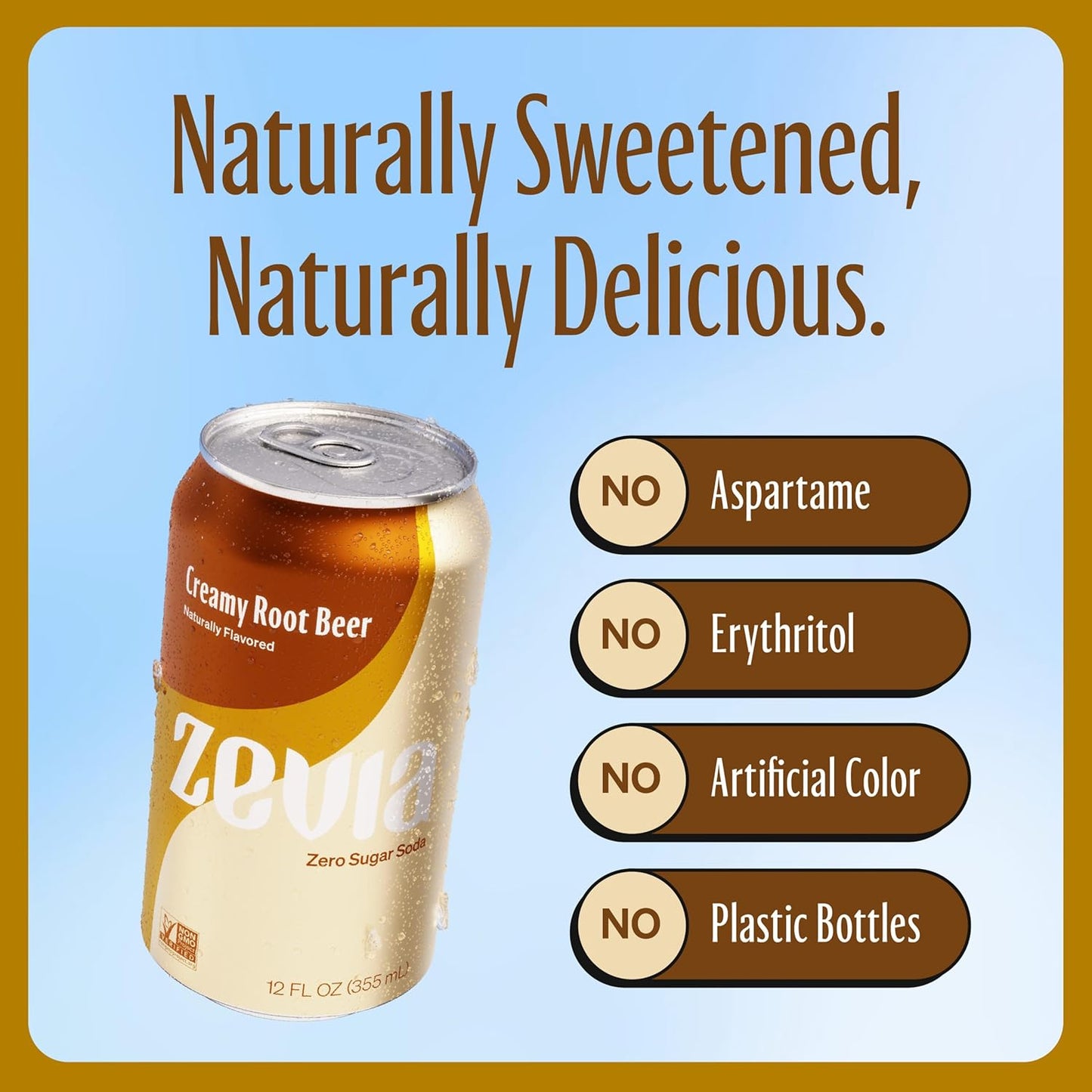 zevia-creamy-root-beer-zero-sugar-soda-12-oz-cans-8-pack---naturally-sweetened-zero-calorie-non-gmo---gluten-free-vegan---zevia-soda-3