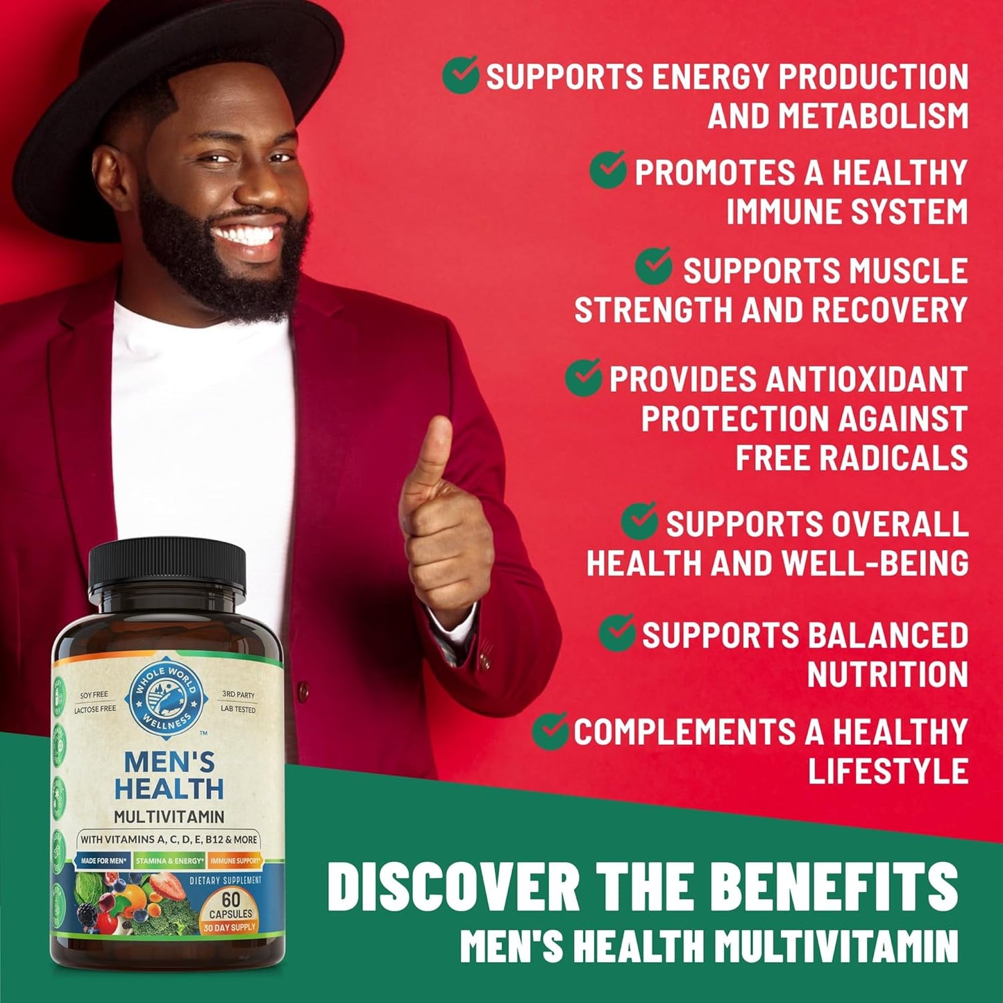 Liver Cleanse Detox & Men's Daily Multivitamin Bundle - Support Liver Health, Boost Energy & Performance - USA Made - Espot.com.au