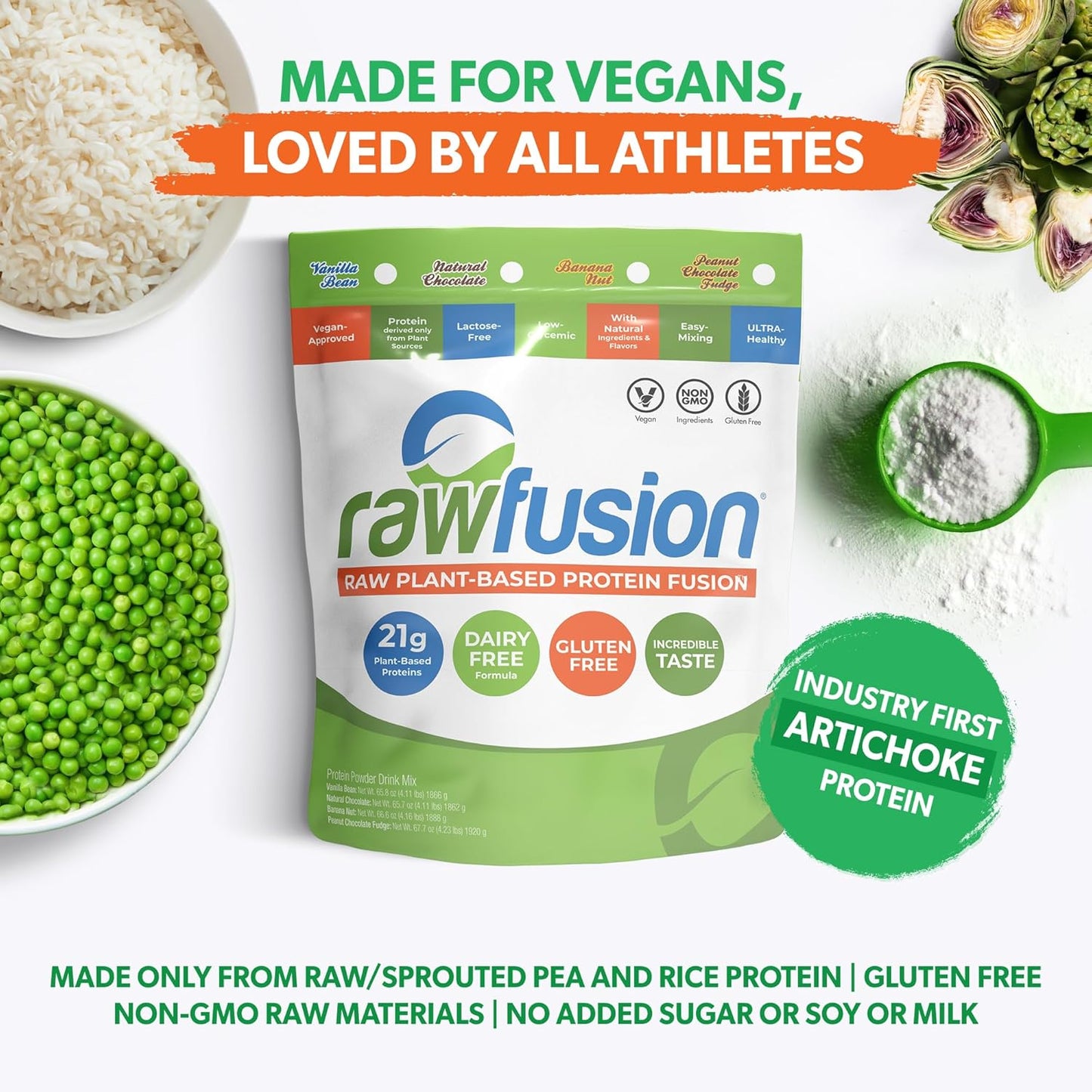 vanilla-bean-vegan-protein-powder---60-servings-21g-plant-based-protein-low-carbs-non-dairy-glutenlactosesoy-free---4lbs-5