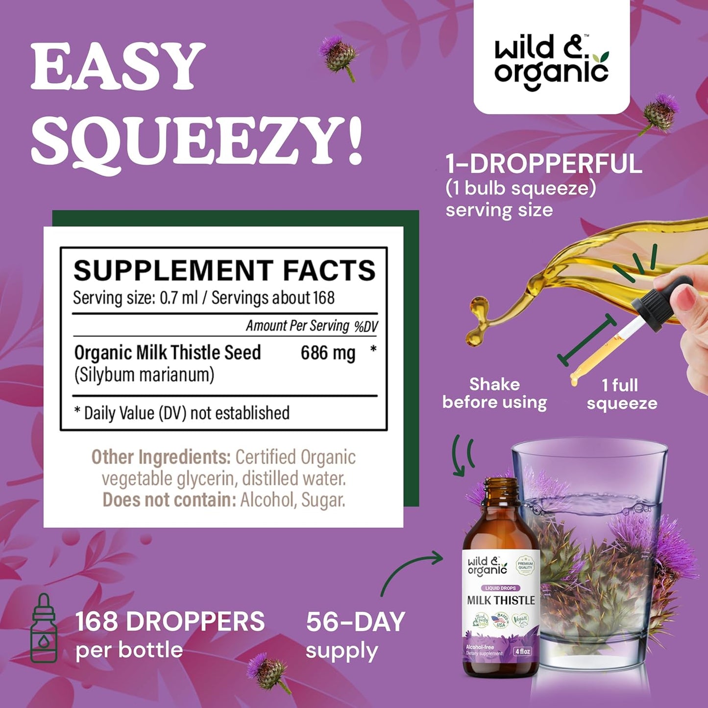Organic Milk Thistle and Liver Cleanse Tincture Bundle - 4 fl oz Each - Espot.com.au