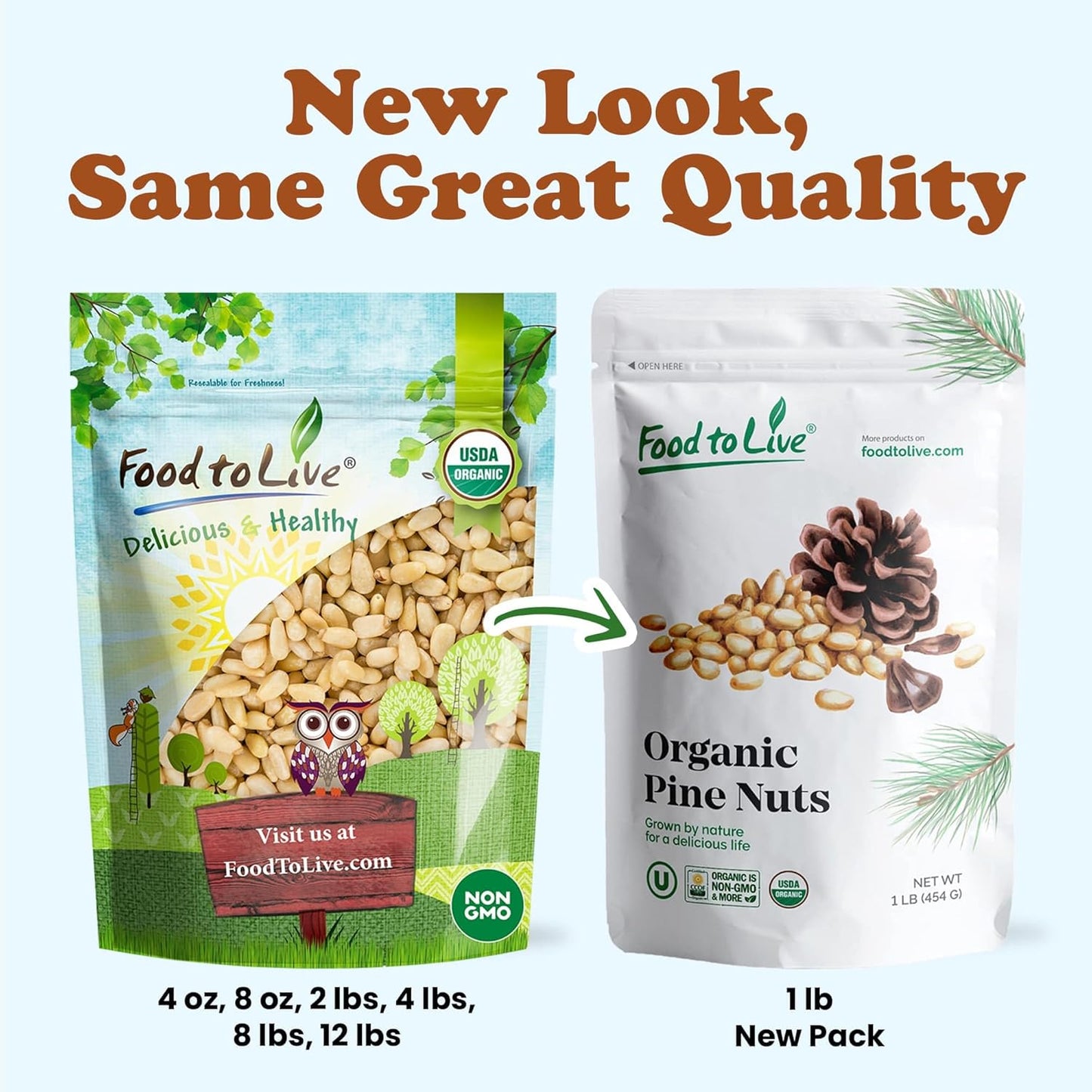 organic-pine-nuts-8oz---non-gmo-whole-raw-pignolias-vegan-kosher-snack---vitamin-e-protein---pesto-salads-desserts-8