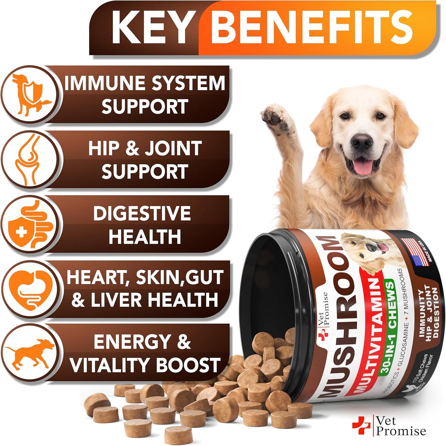 turkey-tail-lions-mane-reishi-mushroom-supplement-for-dogs---170-chews---immunity-joint-health-support---made-in-usa-3