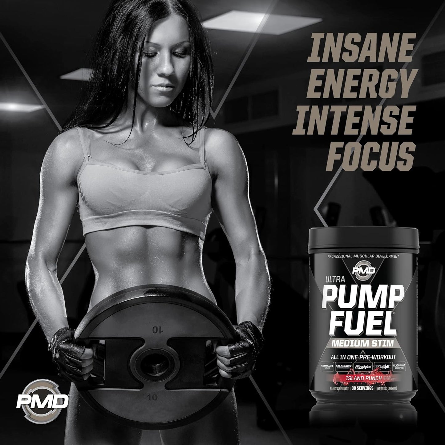 pmd-sports-ultra-pump-fuel-island-punch-pre-workout-drink-mix---boost-energy-strength-and-recovery-with-complex-carbs-and-amino-energy---30-servings-4