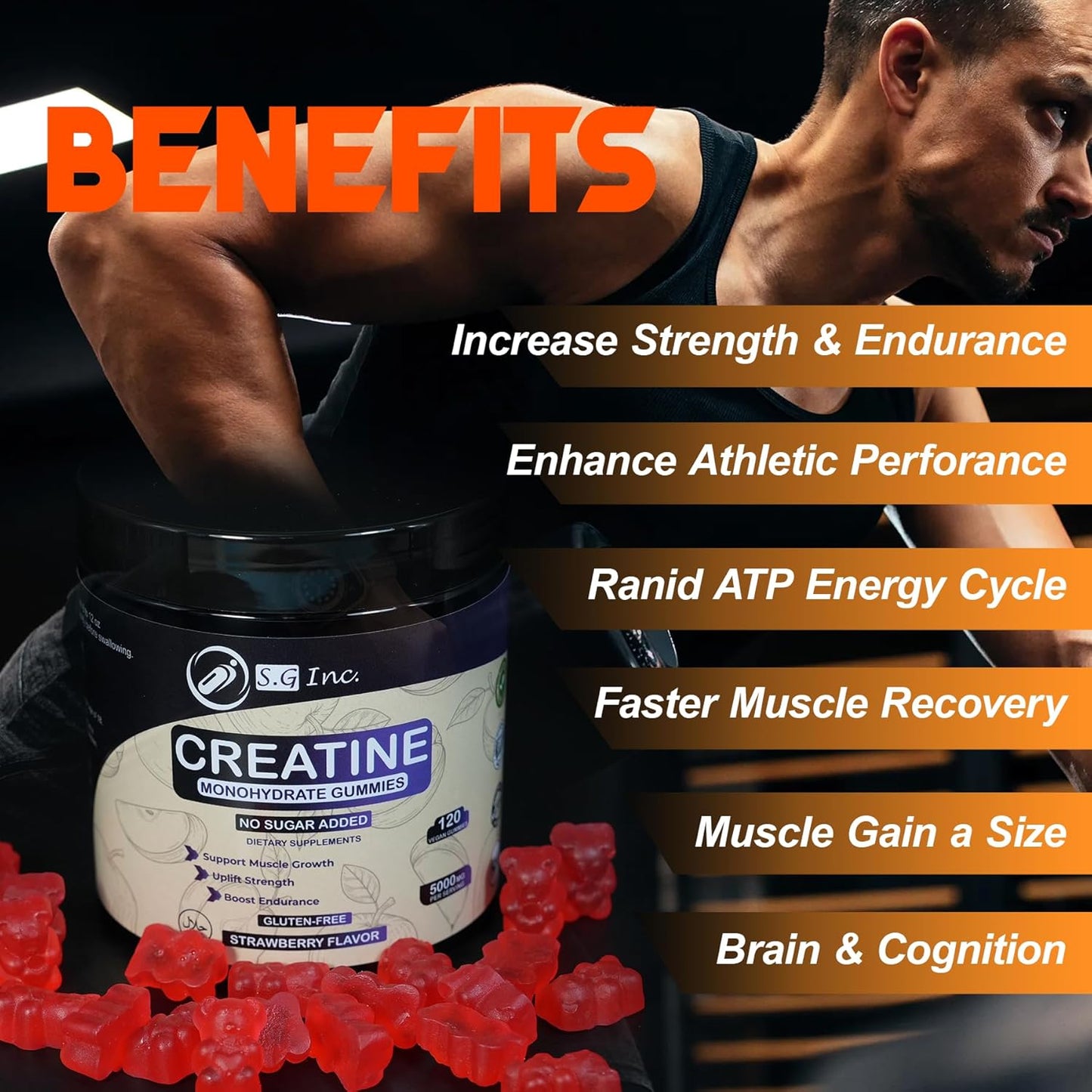 sugar-free-creatine-monohydrate-gummies-for-muscle-support---pre-workout-energy-boost---strawberry-flavored---120-gummies-for-men-women-by-sg-inc-4