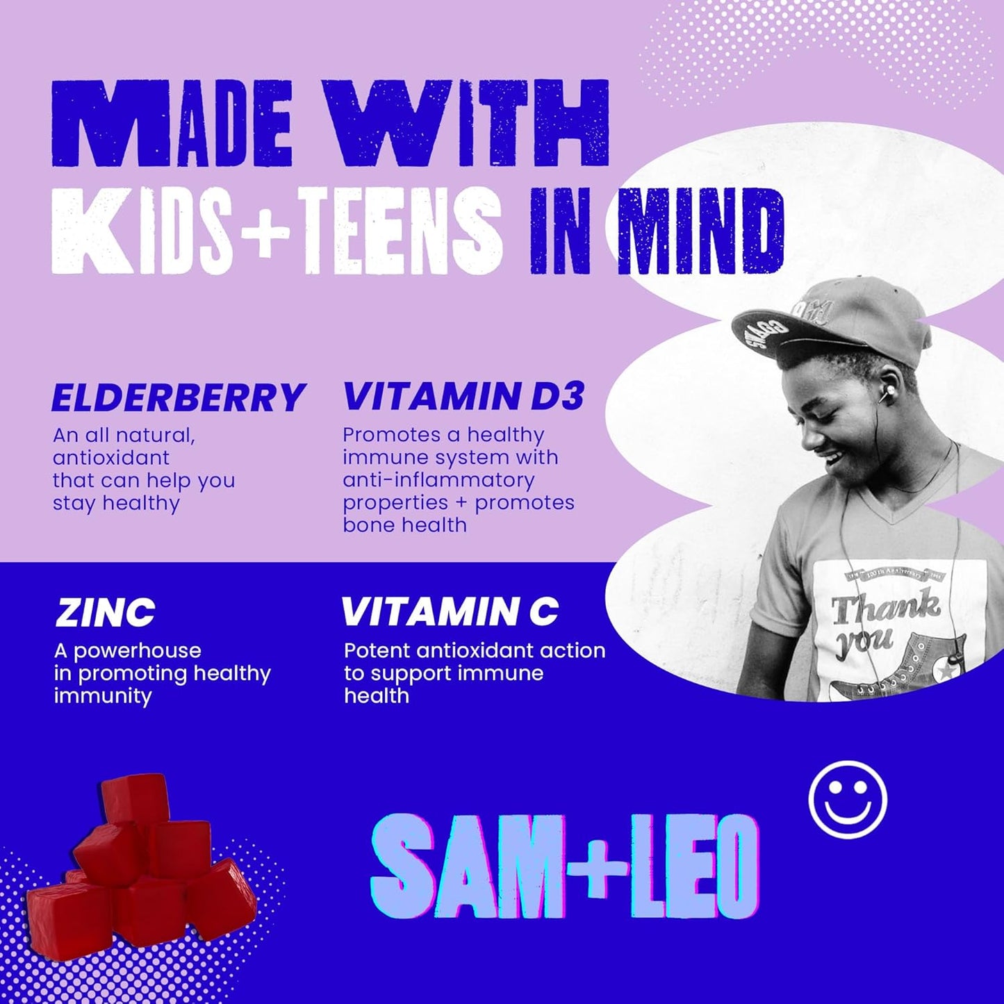 samleo-berry-immunity-gummies-for-kids-teens---vegan-immune-support-with-echinacea-vitamin-c-d3-propolis-elderberry---60ct-4
