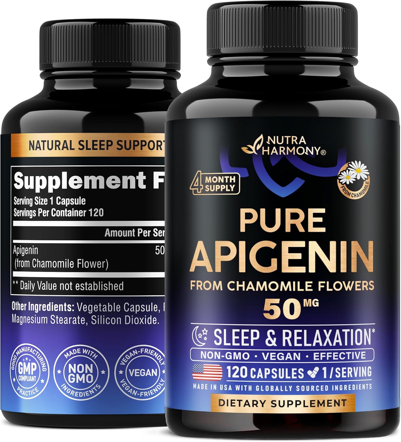 apigenin-50mg-supplement-for-sleep---natural-chamomile-extract---promotes-quality-rest-relaxation---vegan-non-gmo---120-capsules---made-in-usa-1