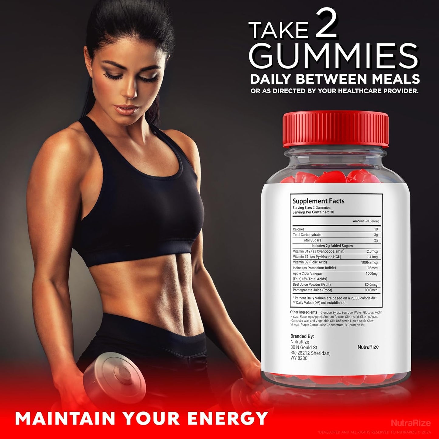 pack-of-2-nutrarize-rapid-charge-keto-acv-gummies-for-overall-health---all-natural-apple-cider-vinegar---keto-plus-acv-gummy-formula---gomitas-review-120-gummies-6