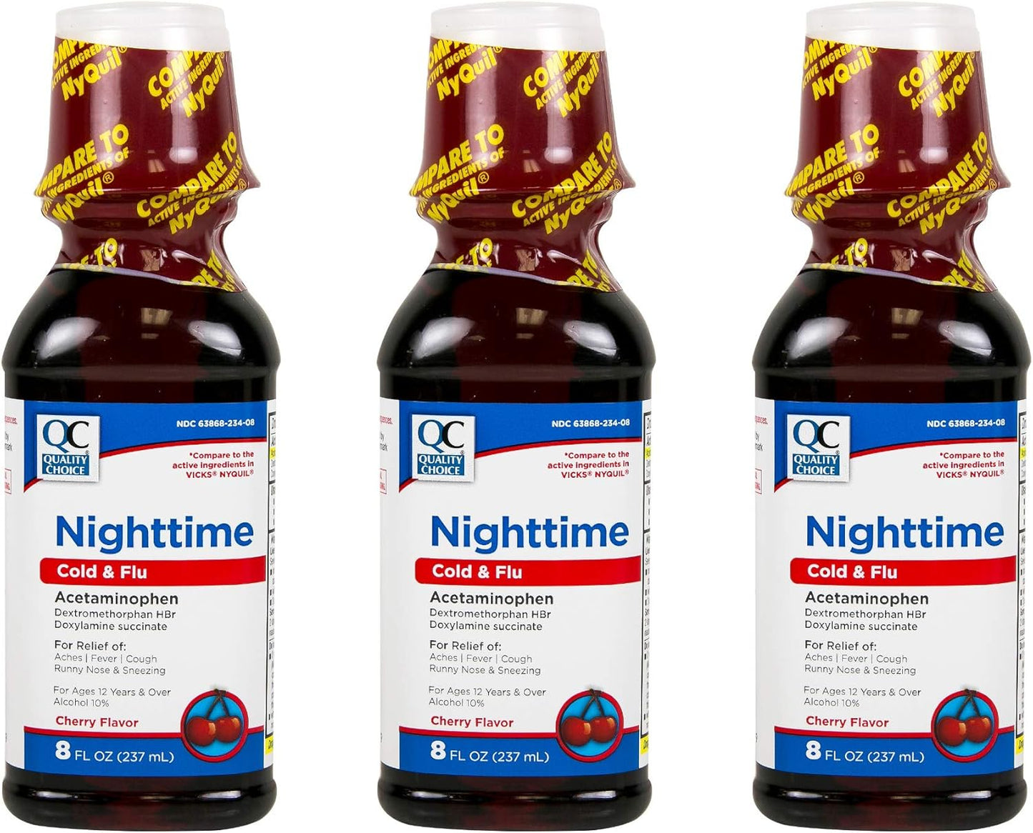 nighttime-cold-and-flu-relief-liquid-cherry-flavor-8oz---3-pack---acetaminophen-pain-reliever---high-quality-choice-1
