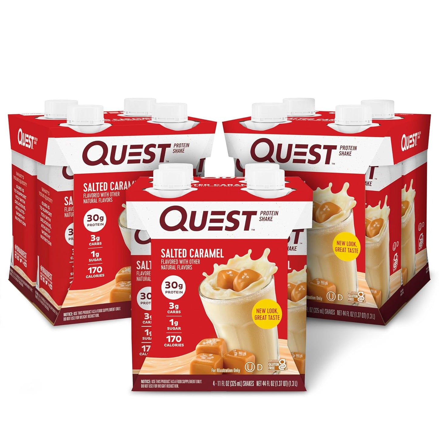 quest-nutrition-salted-caramel-protein-shake---30g-protein-3g-net-carbs-gluten-free-keto-friendly---11-floz-4-count-pack-of-3---ready-to-drink-1