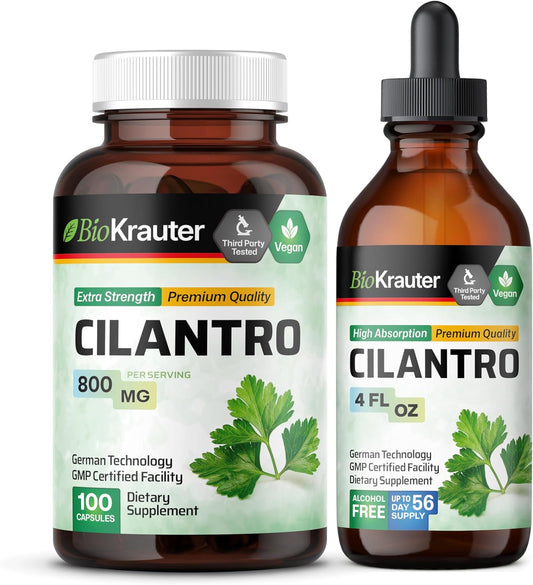 100-capsules-4-fl-oz-cilantro-herbal-supplement-set---organic-bio-krauter-1