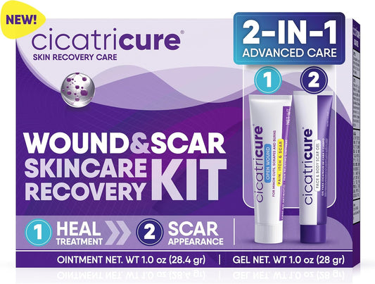 advanced-skin-recovery-kit-scar-gel-antibiotic-ointment-for-stretch-marks-acne-scars-cuts-burns---1-oz-each-adults-kids-1