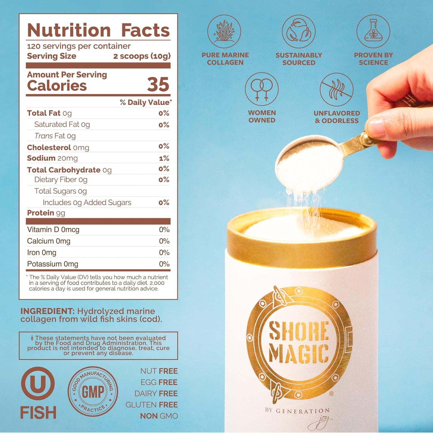 premium-marine-collagen-powder-with-type-i-ii-iii-and-iv-peptides---unflavored-halal-kosher-certified---4-month-supply---sustainably-sourced-wild-fish---for-women-and-men-2