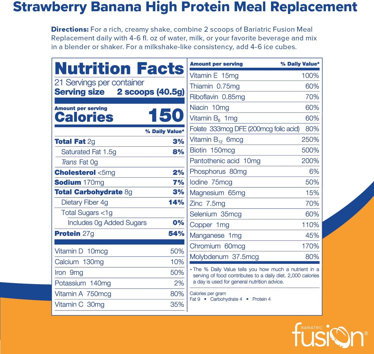 strawberry-banana-bariatric-fusion-meal-replacement-protein-powder---27g-protein-21-servings-for-gastric-bypass-sleeve-gastrectomy-patients---gluten-aspartame-sugar-free-2