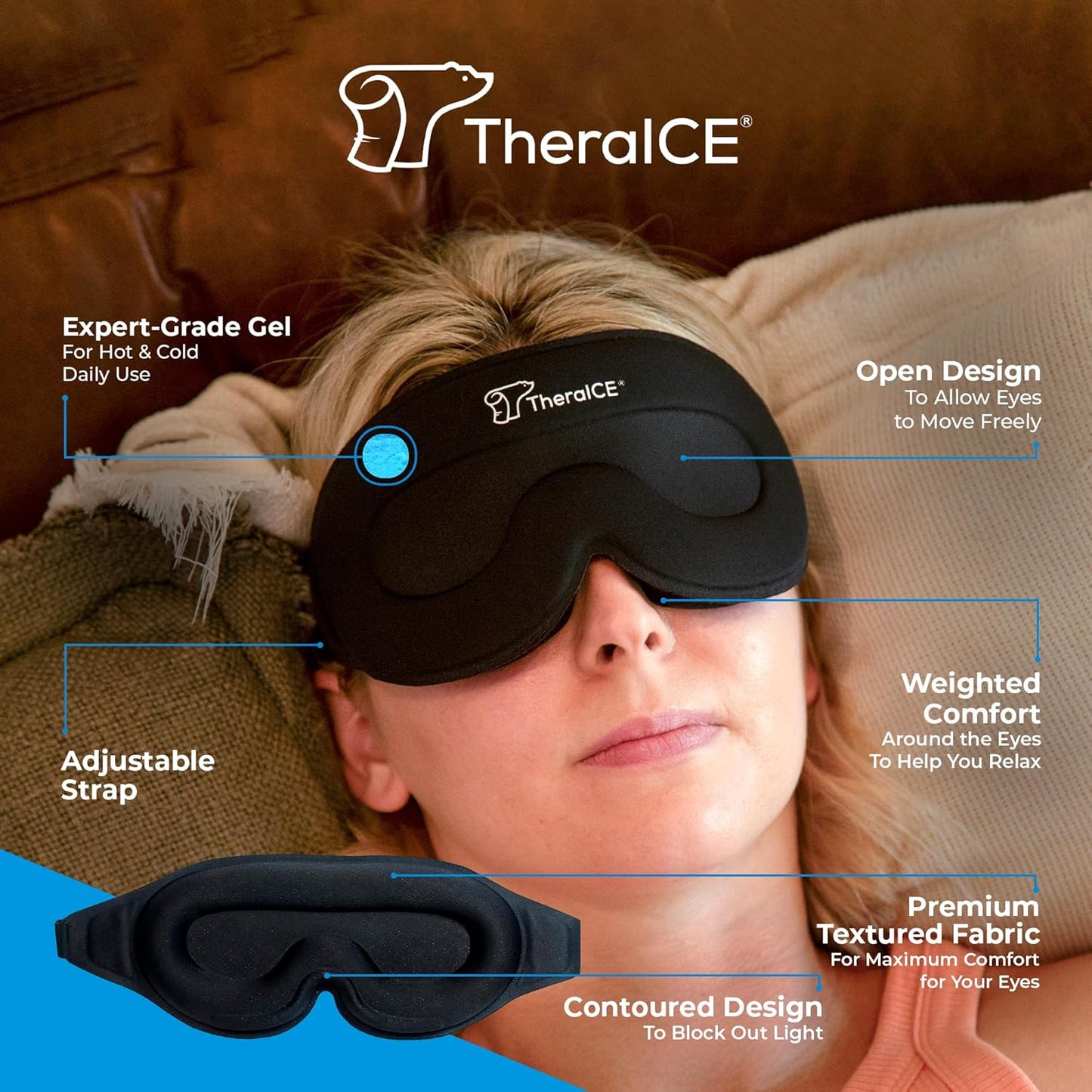 theraice-migraine-relief-cap-with-hot-cold-therapy-gel-pack---headache-relief-hat-for-migraines---cooling-gel-sleep-mask-for-pain-relief-5