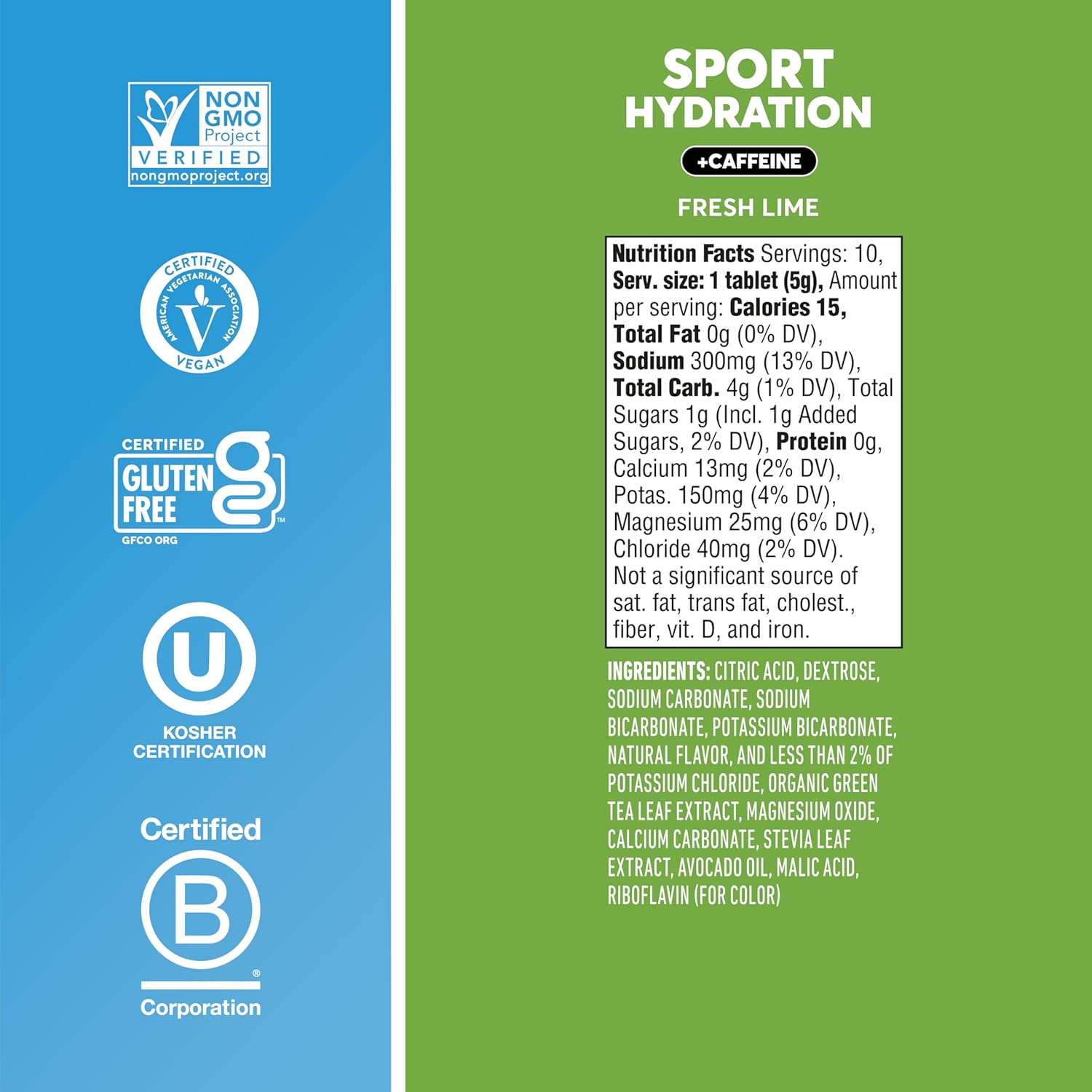 nuun-sport-caffeine-electrolyte-tablets---fresh-lime-flavor-dissolvable-in-water-5-essential-electrolytes-vegan-non-gmo-drink-mix---8-pack-80-servings-5
