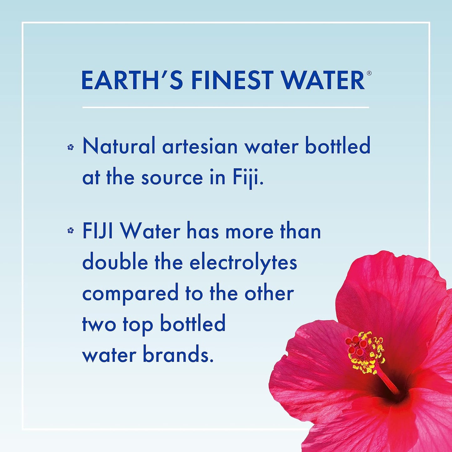 Pack of 24 FIJI Natural Artesian Bottled Water 500mL with 100% Natural Electrolytes - 16.9 Fl Ounce - Espot.com.au