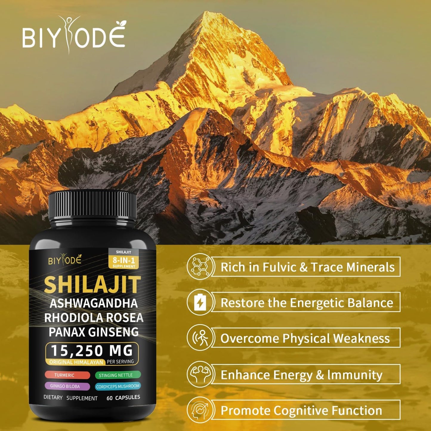 biyode-shilajit-capsules-for-men---8-in-1-herbal-supplement-with-ashwagandha-rhodiola-rosea-ginseng-cordyceps-ginkgo-biloba-stinging-nettle-turmeric---60-capsules-30-day-supply-5