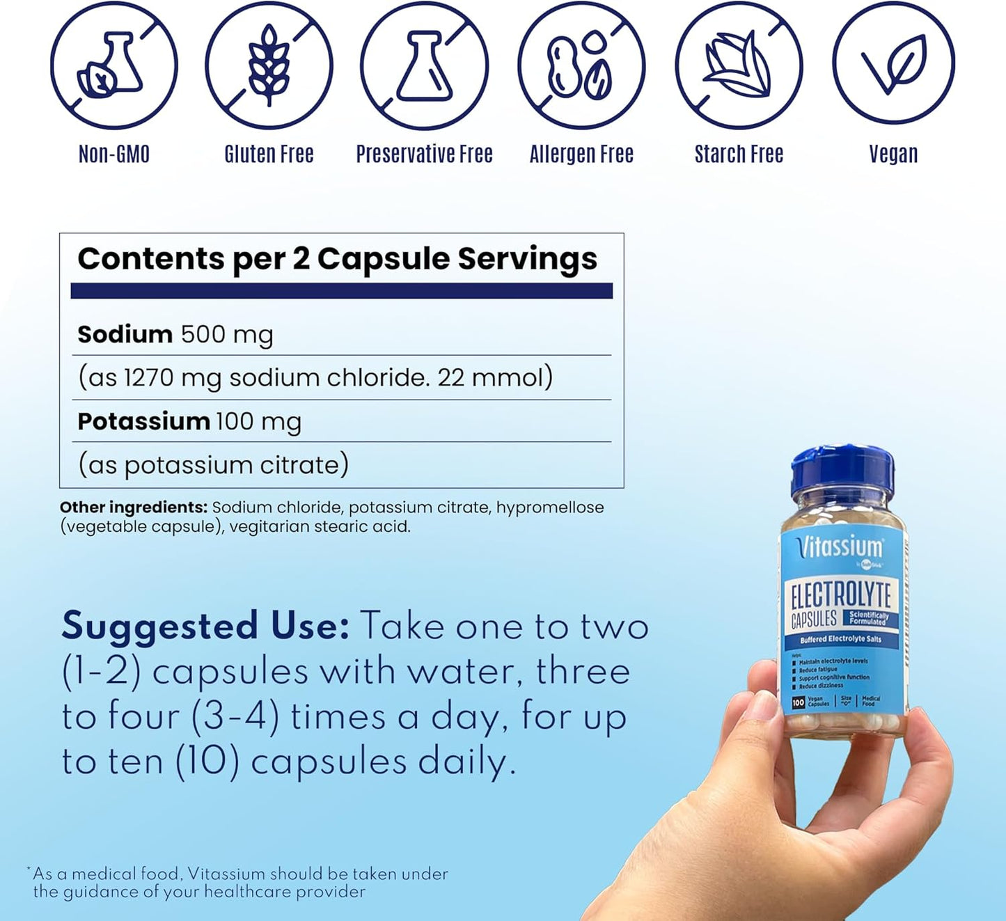 unflavored-vitassium-electrolyte-capsules-for-pots-high-sodium-diets---200-salt-pills-size-0-500mg-sodium-100mg-potassium-6