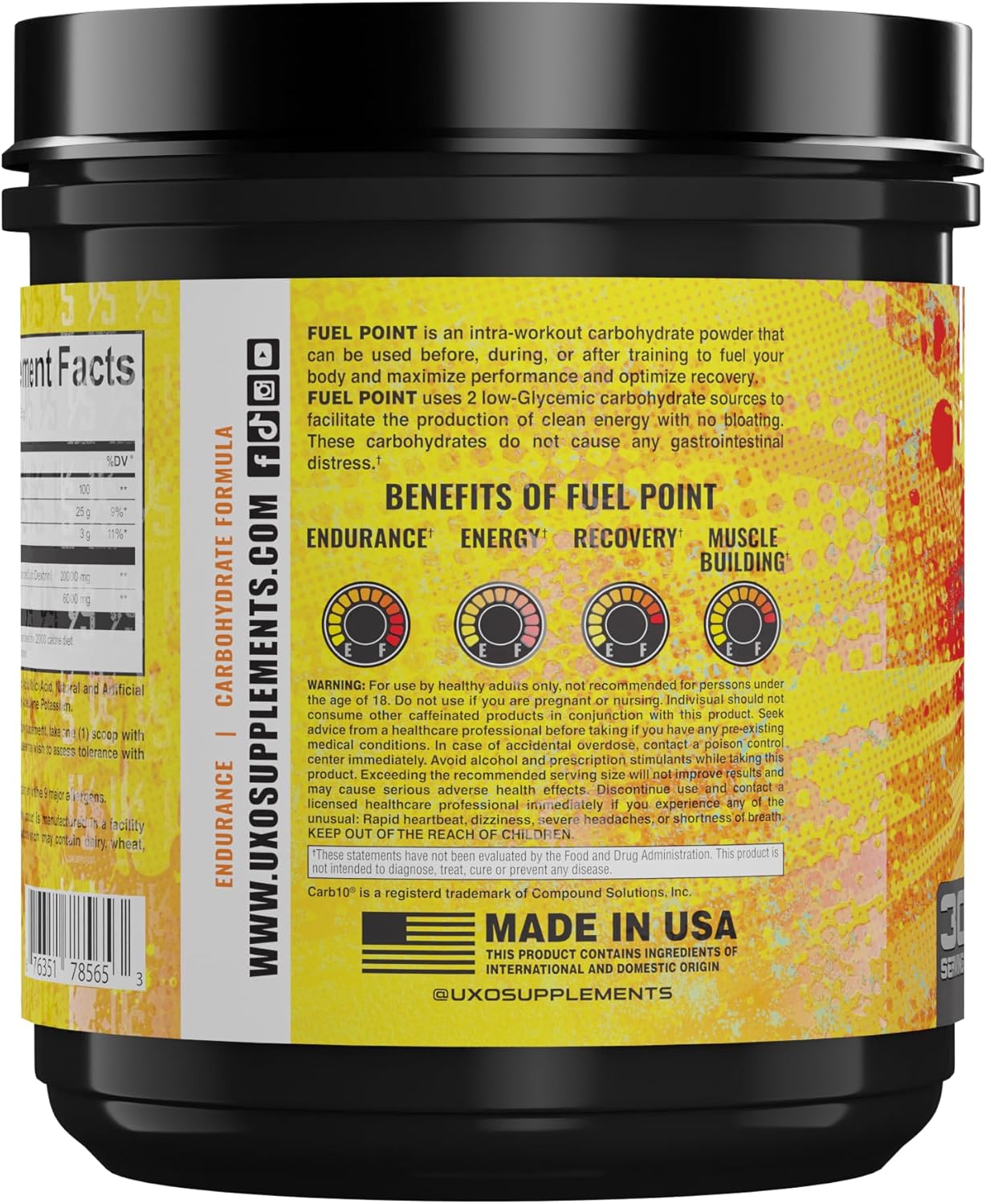 superior-carbohydrate-formula-for-endurance-training-raspberry-lemonade-flavor---uxo-supplements-fuel-point-to-reduce-fatigue-and-boost-performance-2