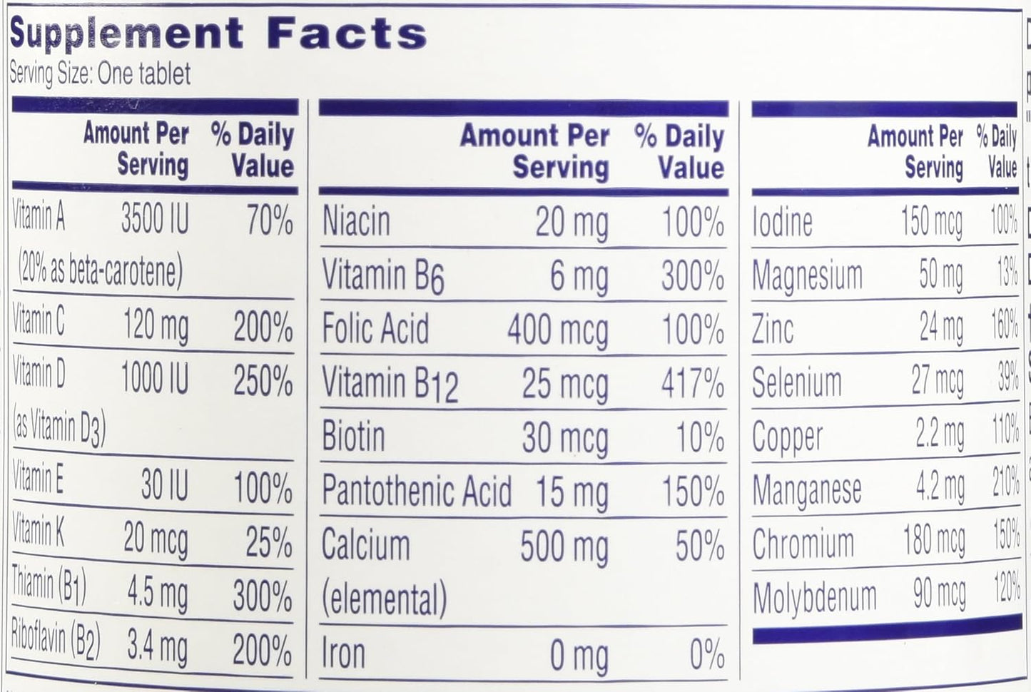 Womens 50 Plus Healthy Advantage One A Day Multivitamin Supplement - 200 Tablets - Espot.com.au