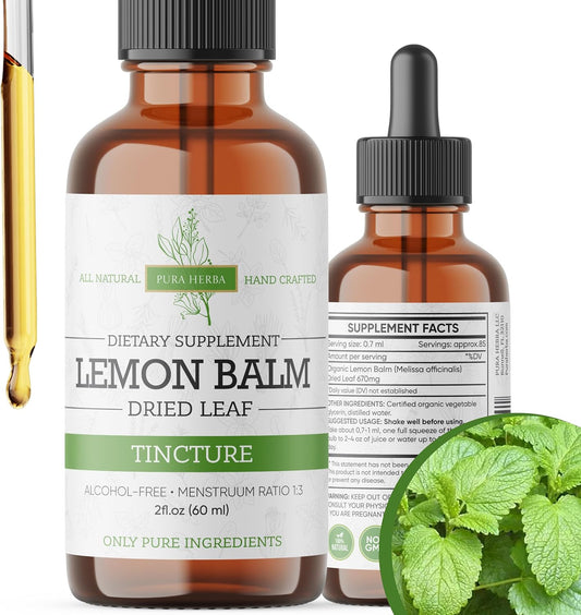 organic-lemon-balm-liquid-extract---alcohol-free-vegan-calming-relaxing-support-fast-absorbing-tincture---2-fl-oz-made-in-usa-1